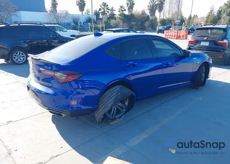 2021 Acura Tlx A-Spec Package из США, поврежденный, VIN 19UUB5F59MA013309